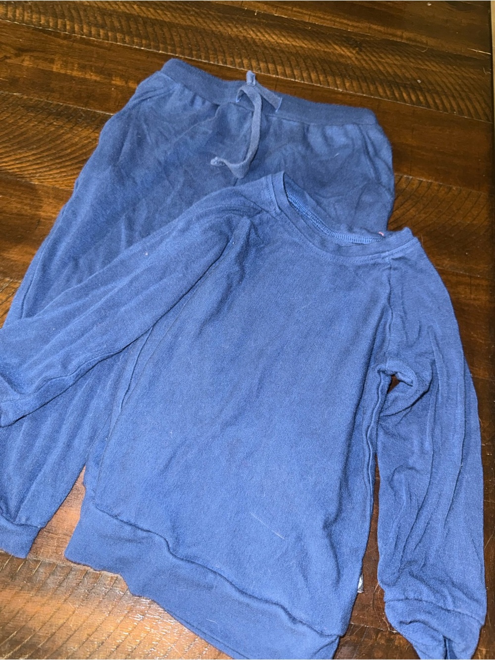 Kyte BABY Blue Long Sleeve Top and Jogger Matching Set